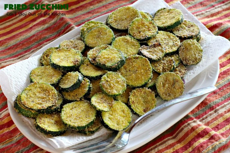 Fried Zucchini Can't Stay Out of the Kitchen