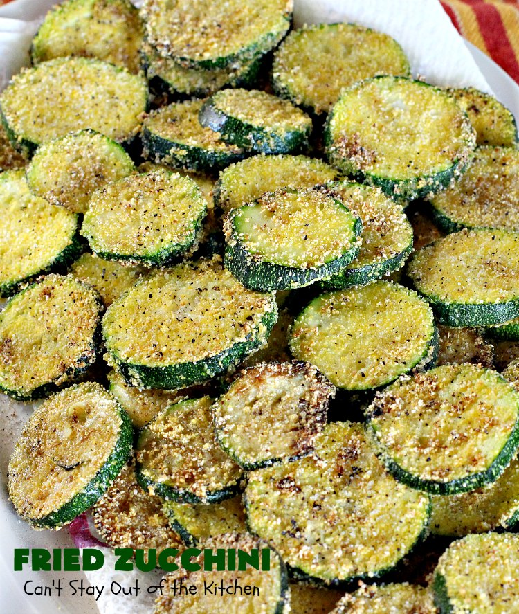 Fried Zucchini Can't Stay Out of the Kitchen