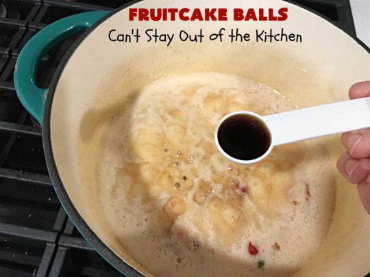 Fruitcake Balls | Can't Stay Out of the Kitchen | these lovely #cookies include #fruitcake mix, #pecans #RiceKrispies & #coconut. They're fantastic for #holiday #baking, #tailgating parties & a #ChristmasCookieExchange. This is a mouthwatering & irresistible #GlutenFree #dessert #ChristmasDessert #HolidayDessert #FruitcakeDessert #ParadiseCandiedFruit #ParadiseFruitCompany #FruitcakeBallsFruitcake Balls | Can't Stay Out of the Kitchen | these lovely #cookies include #fruitcake mix, #pecans #RiceKrispies & #coconut. They're fantastic for #holiday #baking, #tailgating parties & a #ChristmasCookieExchange. This is a mouthwatering & irresistible #GlutenFree #dessert #ChristmasDessert #HolidayDessert #FruitcakeDessert #ParadiseCandiedFruit #ParadiseFruitCompany #FruitcakeBalls