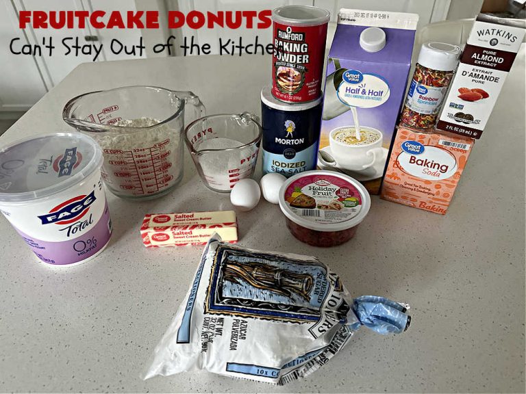 Fruitcake Donuts – Can't Stay Out of the Kitchen