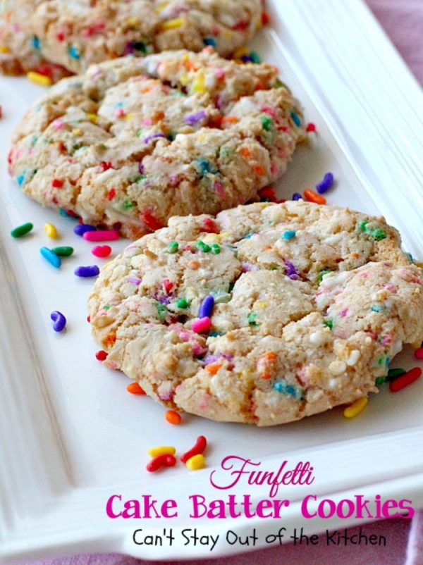 Funfetti Cake Batter Cookies Can't Stay Out of the Kitchen