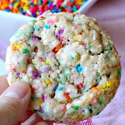 Funfetti Cake Batter Cookies | Can't Stay Out of the Kitchen