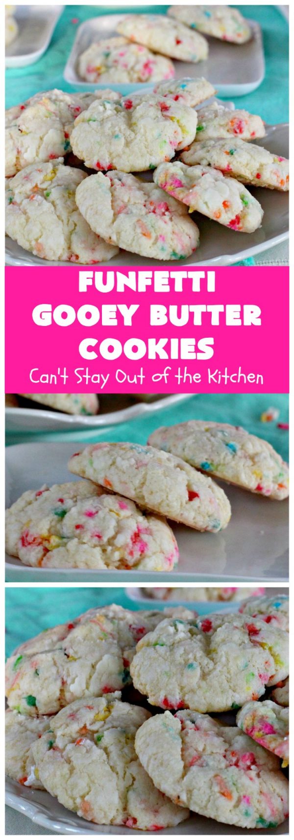 Funfetti Gooey Butter Cookies – Can't Stay Out Of The Kitchen