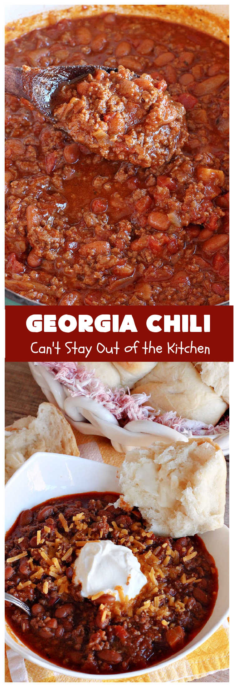 Georgia Chili | Can't Stay Out of the Kitchen