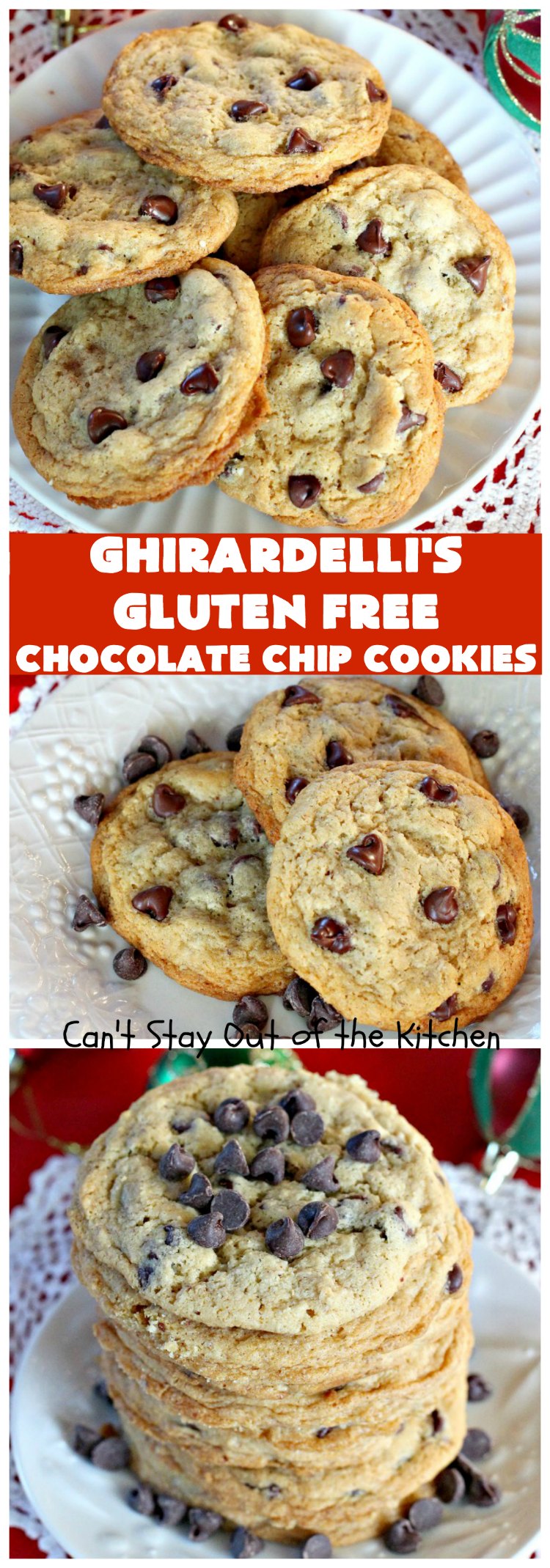 Ghiraardelli's Gluten Free Chocolate Chip Cookies | Can't Stay Out of the Kitchen