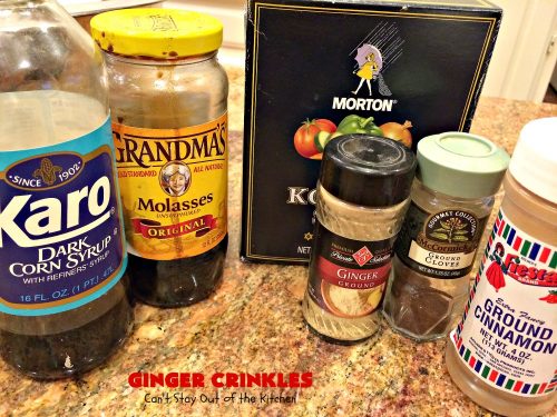 Ginger Crinkles – Can't Stay Out of the Kitchen