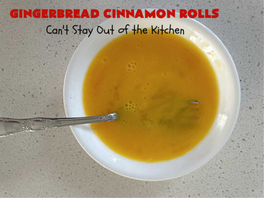 Gingerbread Cinnamon Rolls | Can't Stay Out of the Kitchen | These amazing #CinnamonRolls are the perfect #breakfast or #brunch idea for #holidays like #Thanksgiving, #Christmas or #NewYears. The down-home flavors of #gingerbread permeate this delightful #recipe. Every bite will have you swooning. #raisins #ginger #HolidayBreakfast #GingerbreadCinnamonRolls