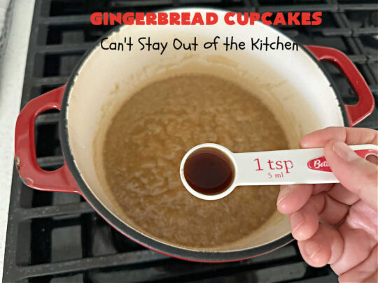 Gingerbread Cupcakes | Can't Stay Out of the Kitchen | Enjoy the marvelous flavors of #molasses & #ginger in these luscious #GingerbreadCupcakes. These #cupcakes have a terrific #caramel #icing that will have you drooling! Wonderful for #Thanksgiving or #Christmas dinner, #holiday, office or #tailgating parties. #Gingerbread