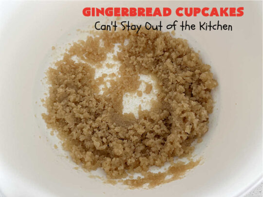 Gingerbread Cupcakes | Can't Stay Out of the Kitchen | Enjoy the marvelous flavors of #molasses & #ginger in these luscious #GingerbreadCupcakes. These #cupcakes have a terrific #caramel #icing that will have you drooling! Wonderful for #Thanksgiving or #Christmas dinner, #holiday, office or #tailgating parties. #Gingerbread