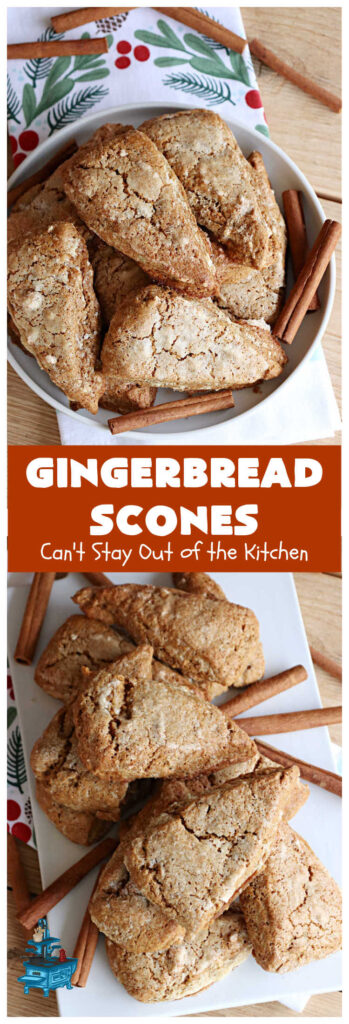 Gingerbread Scones | Can't Stay Out of the Kitchen