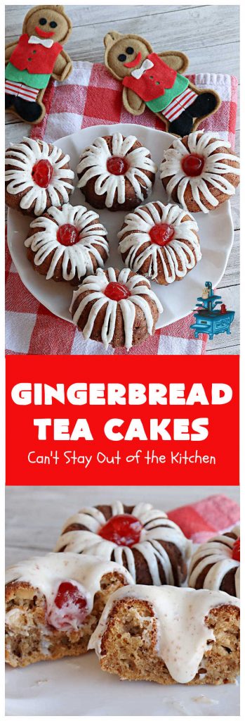 Gingerbread Tea Cakes | Can't Stay Out of the Kitchen
