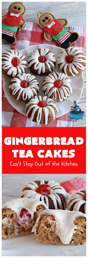 Gingerbread Tea Cakes | Can't Stay Out of the Kitchen