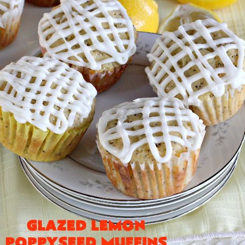 Glazed Lemon Poppyseed Muffins | Can't Stay Out of the Kitchen | these #breakfast #muffins are absolutely heavenly! Every bite will have you drooling. Terrific for a #holiday #breakfast, too. #lemon #poppyseeds #HolidayBreakfast #ChristmasBreakfast #NewYearsDayBreakfast