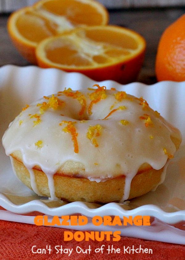 Glazed Orange Donuts Can't Stay Out of the Kitchen