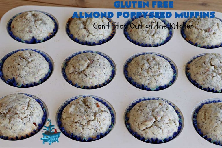 Gluten Free Almond Poppyseed Muffins Can't Stay Out of the Kitchen