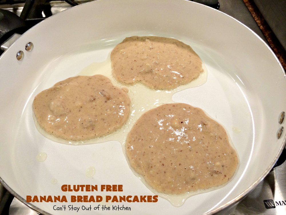Gluten Free Banana Bread Pancakes Can't Stay Out of the Kitchen