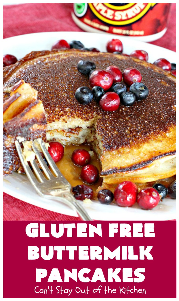 Gluten Free Buttermilk Pancakes Can't Stay Out of the Kitchen