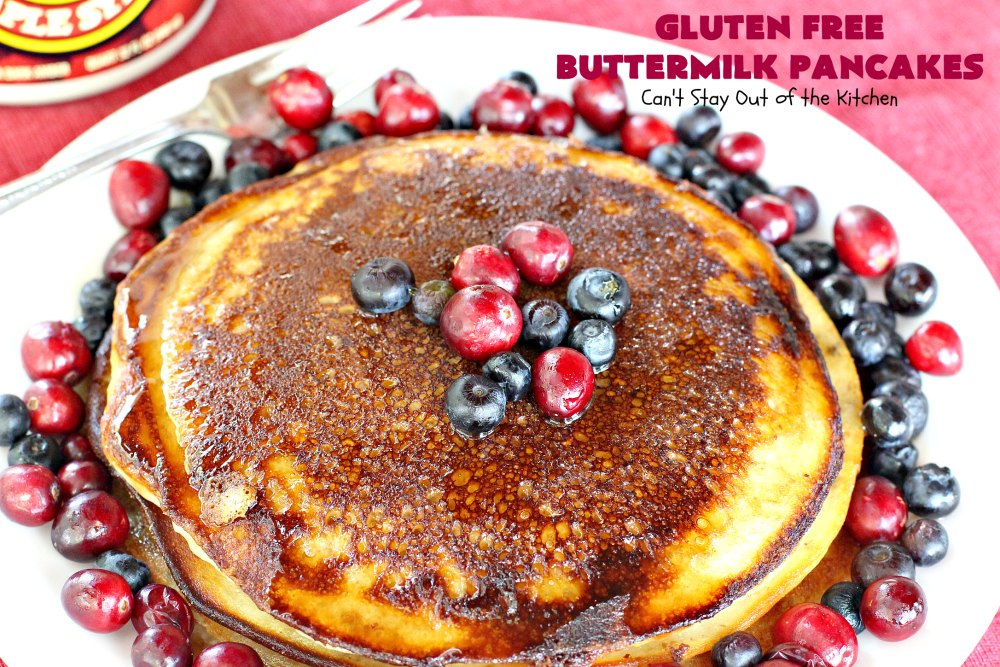 Gluten Free Buttermilk Pancakes Can't Stay Out of the Kitchen