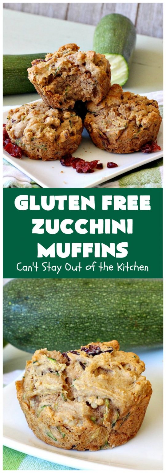 Gluten Free Zucchini Muffins Can't Stay Out of the Kitchen