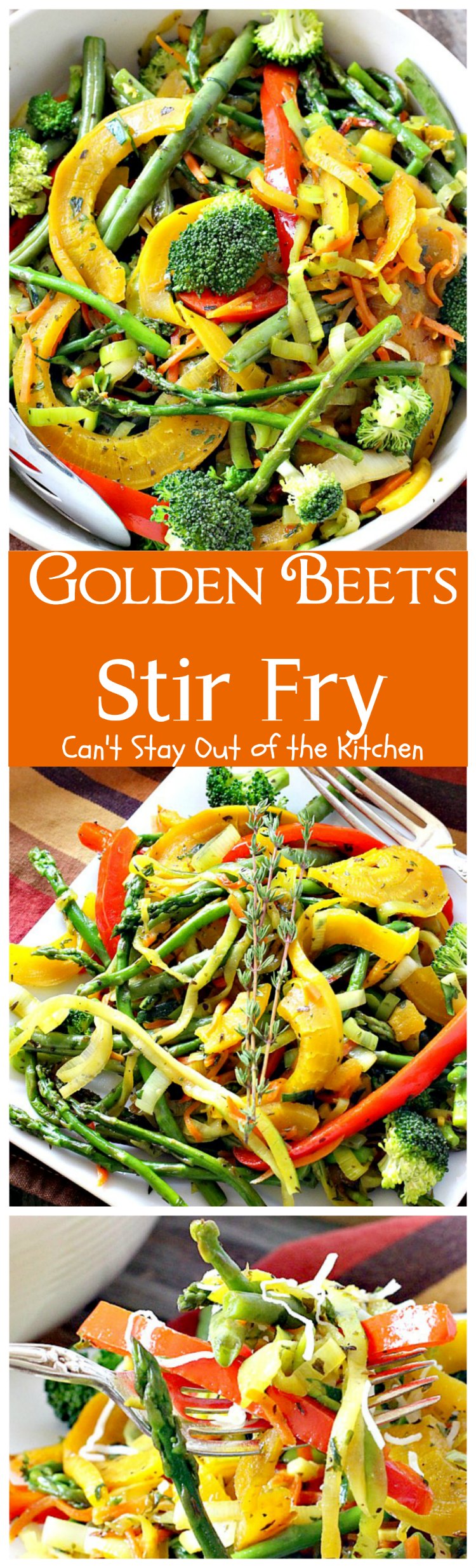 Golden Beets Stir Fry | Can't Stay Out of the Kitchen