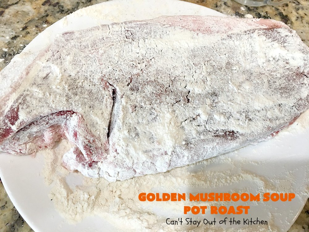 Golden Mushroom Soup Pot Roast Can't Stay Out of the Kitchen
