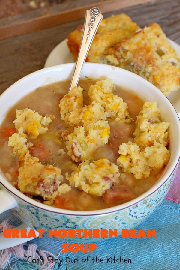 Great Northern Bean Soup – Can't Stay Out of the Kitchen