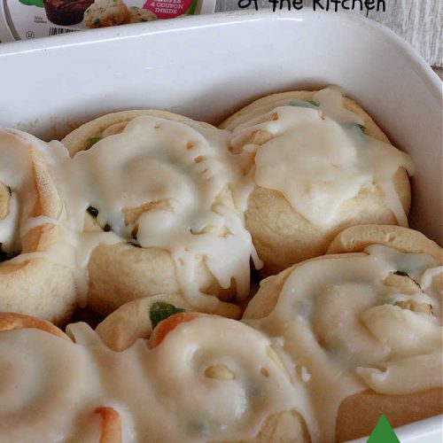Green Cherry Sweet Rolls | Can't Stay Out of the Kitchen | These fantastic #SweetRolls will knock your socks off! No kidding. They're perfect for a #holiday #breakfast like #Thanksgiving #Christmas or #NewYearsDay. If you want to wow your family and friends, serve up a batch of these rolls. They'll be drooling from the first bite! #almond #cherries #GreenCherries #CherrySweetRolls #ParadiseFruitCompany #ParadiseCandiedFruit #HolidayBreakfast #GreenCherrySweetRolls