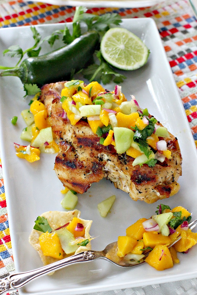 Grilled Chicken With Mango Salsa – B – IMG_0852 – Can't Stay Out Of The ...