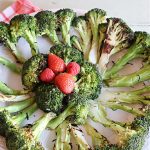 Grilled Herbed Broccoli | Can't Stay Out of the Kitchen | this simple & easy #recipe for #broccoli is adapted for the grill. It uses only a handful of ingredients & can be ready to eat in about 10 minutes! If you enjoy grilling out with friends & backyard barbecues, this is a #healthy, #GlutenFree #LowCalorie #SideDish everyone will enjoy. #broccoli #HerbedBroccoli #GrilledHerbedBroccoli