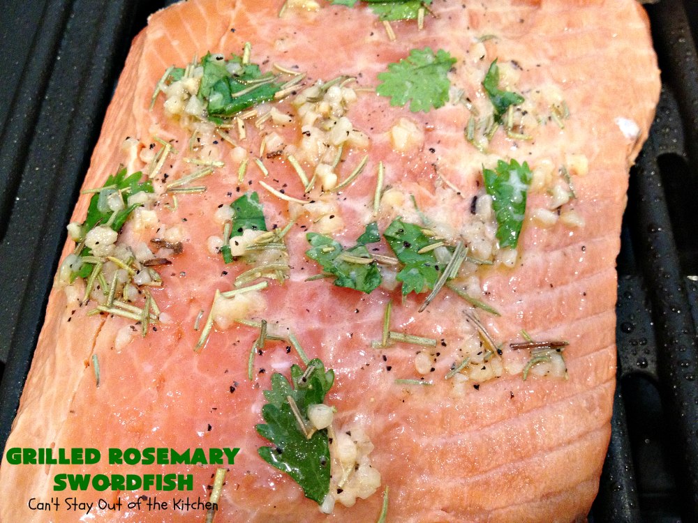 Grilled Rosemary Swordfish Can't Stay Out of the Kitchen