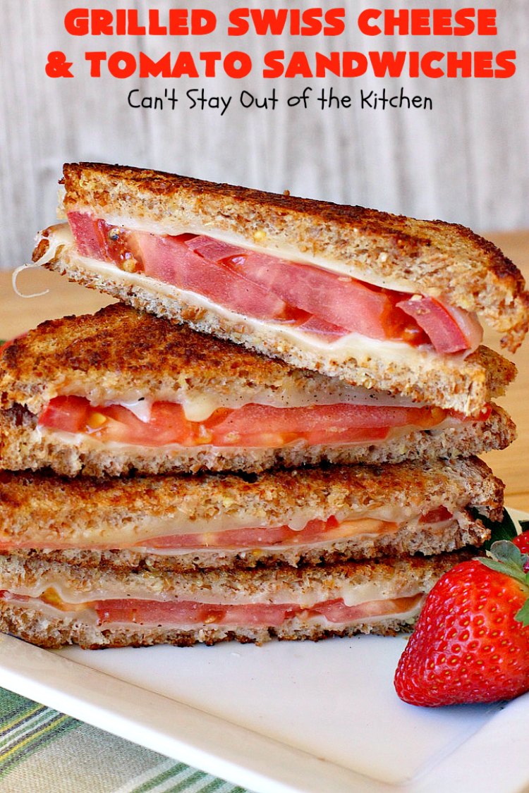 Grilled Swiss Cheese and Tomato Sandwiches Can't Stay Out of the Kitchen