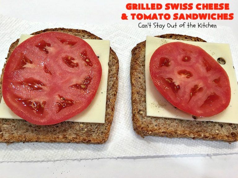 Grilled Swiss Cheese and Tomato Sandwiches Can't Stay Out of the Kitchen