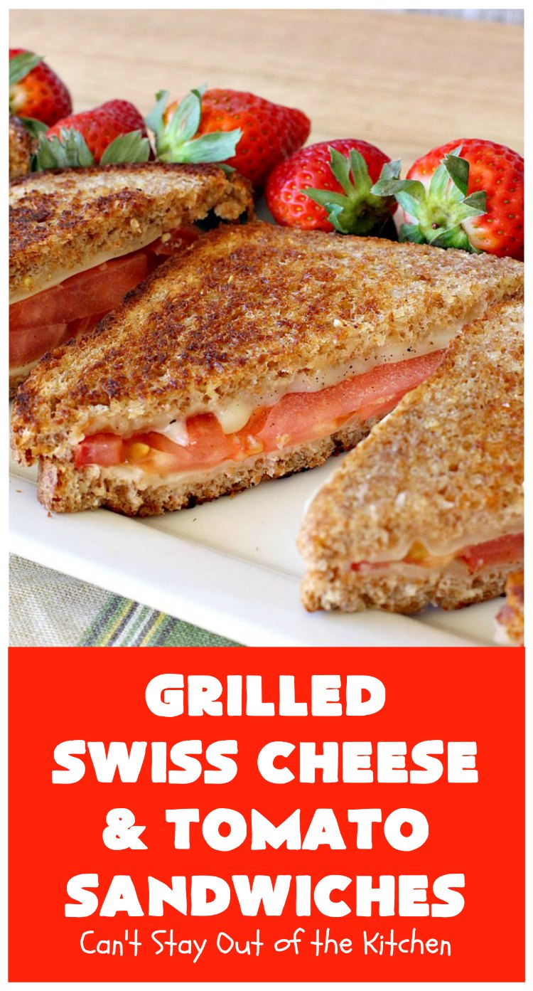 Grilled Swiss Cheese and Tomato Sandwiches Can't Stay Out of the Kitchen