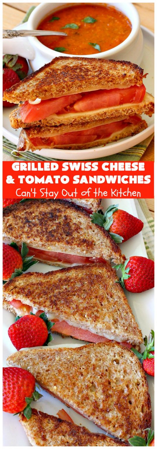 Grilled Swiss Cheese and Tomato Sandwiches Can't Stay Out of the Kitchen
