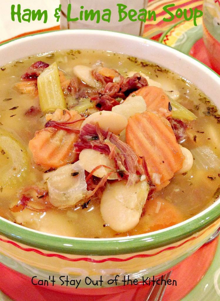 Ham and Lima Bean Soup IMG_4486.jpg Can't Stay Out of the Kitchen