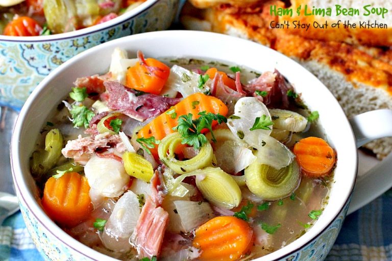 Ham and Lima Bean Soup Can't Stay Out of the Kitchen