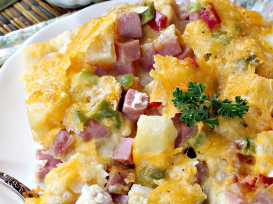 Hawaiian Breakfast Casserole - Can't Stay Out of the Kitchen
