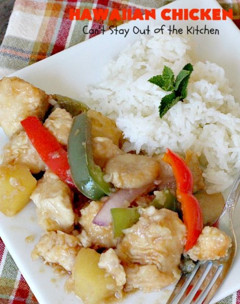 Hawaiian Chicken – Can't Stay Out of the Kitchen