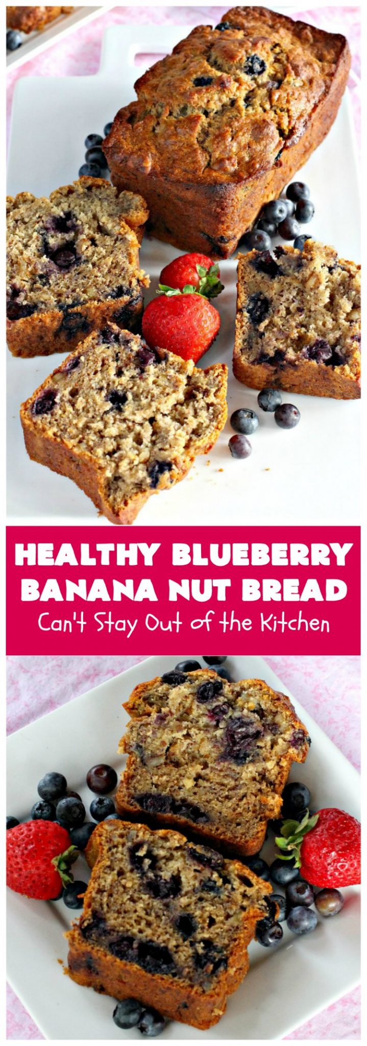 Healthy Blueberry Banana Nut Bread Can't Stay Out of the Kitchen