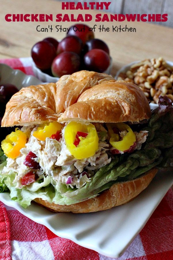 Healthy Chicken Salad Sandwiches Can't Stay Out of the Kitchen