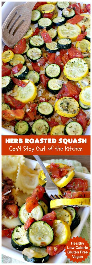 Herb Roasted Squash | Can't Stay Out of the Kitchen