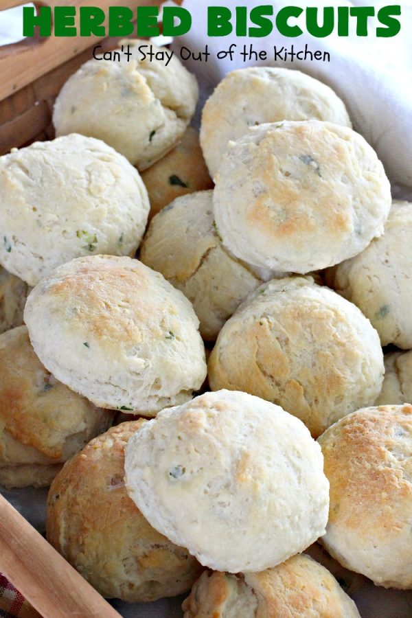 Herbed Biscuits Can't Stay Out of the Kitchen