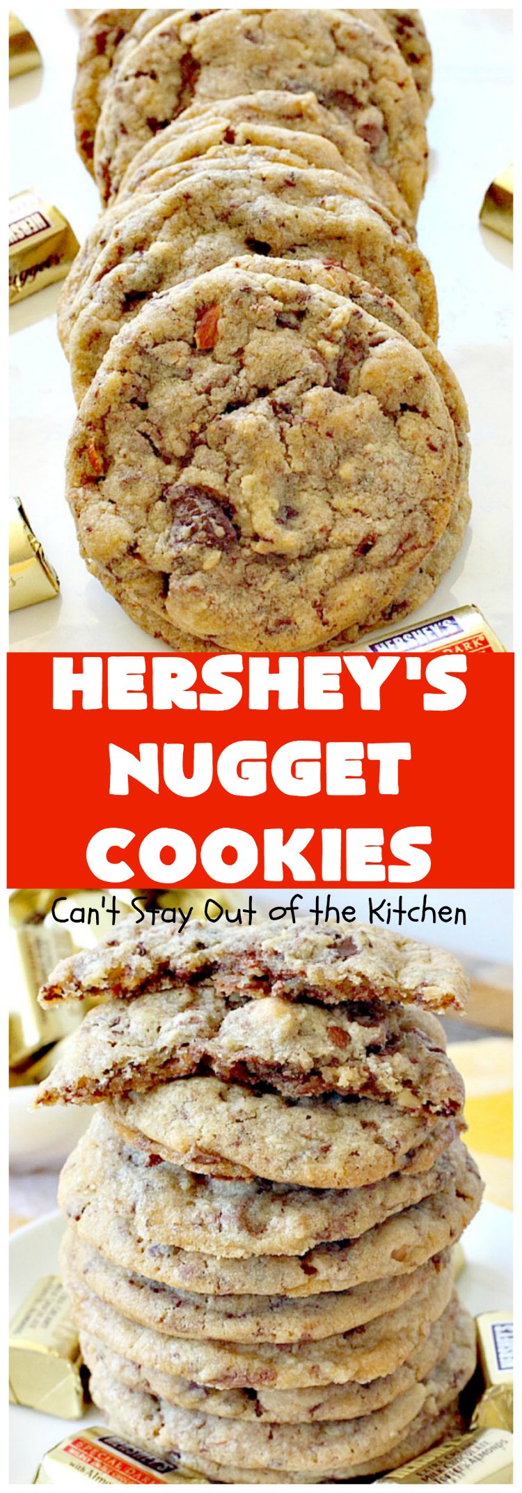 Hershey's Nugget Cookies | Can't Stay Out of the Kitchen