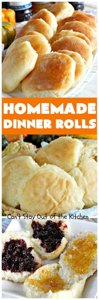 Homemade Dinner Rolls | Can't Stay Out of the Kitchen