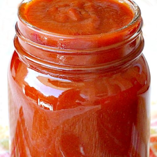 Homemade Kansas City Style BBQ Sauce | Can't Stay Out of the Kitchen | delicious sweet & spicy #BBQSauce using honey instead of sugar & #clean-eating ingredients for a healthy version of a classic favorite. #glutenfree