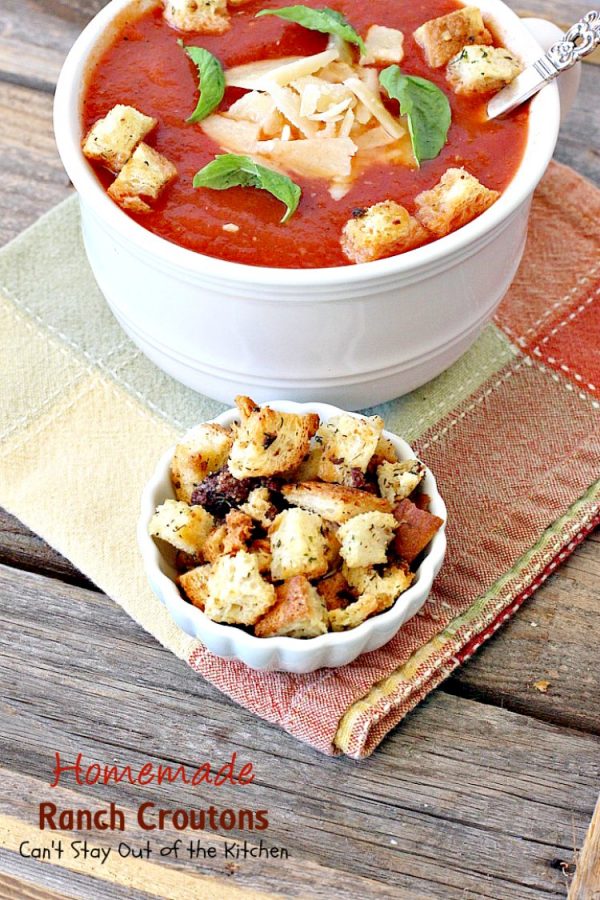 Homemade Ranch Croutons Can't Stay Out of the Kitchen