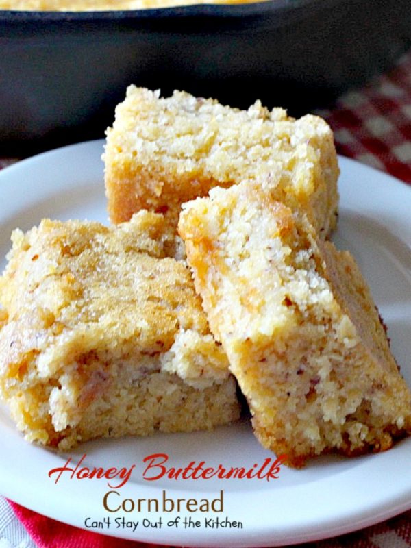 Honey Buttermilk Cornbread Can't Stay Out of the Kitchen