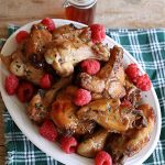 Honey-Glazed Wings | Can't Stay Out of the Kitchen | This easy-peasy #appetizer is a delicious marinated #recipe that's #baked up the next day. The #marinade is poured over the #ChickenWings before #baking so it's wonderfully easy to toss together for #tailgating parties, #potlucks & #BackyardBarbecues. #wings #chicken #poultry #GlutenFree #HoneyGlazedWings