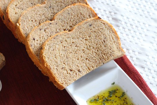 Whole Wheat Greek Bread - Can't Stay Out of the Kitchen