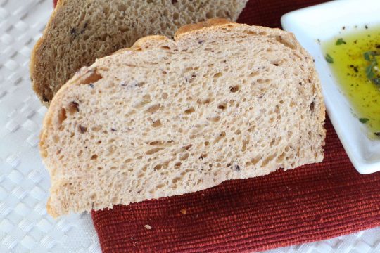 Whole Wheat Greek Bread - Can't Stay Out of the Kitchen